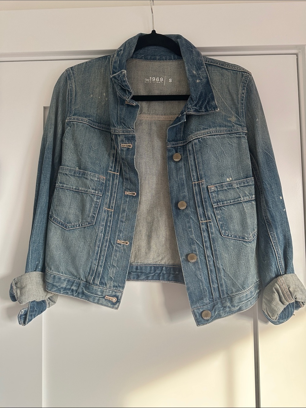 GAP Light Blue Washed Denim Jacket